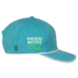 Vintage Rope Trip Hat - BE KIND (with Carl!) [LIGHT] - faded turquoise