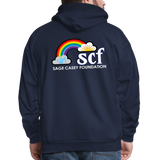 UNISEX Hoodie - BE KIND DAISY - navy