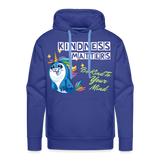 UNISEX Pullover - Kindness Matters Narwhal - royal blue