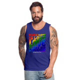 Unisex Tank - LOVE is Louder - royal blue