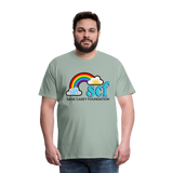 Unisex T-Shirt - Classic Logo - steel green