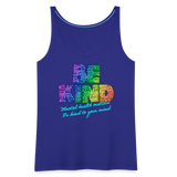 2023 Rainbow Party BE KIND Tank Womens - royal blue