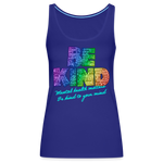 2023 Rainbow Party BE KIND Tank Womens - royal blue