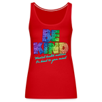 2023 Rainbow Party BE KIND Tank Womens - red