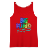 2023 Rainbow Party BE KIND Tank Womens - red