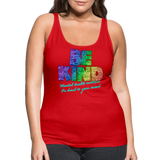 2023 Rainbow Party BE KIND Tank Womens - red