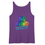 2023 Rainbow Party BE KIND Tank Womens - purple