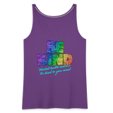 2023 Rainbow Party BE KIND Tank Womens - purple