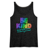 2023 Rainbow Party BE KIND Tank Womens - charcoal grey