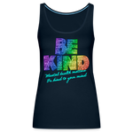 2023 Rainbow Party BE KIND Tank Womens - deep navy