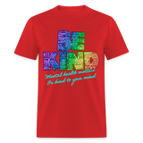 2023 Rainbow Party BE KIND Tee Unisex/Mens - red