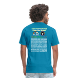2023 Rainbow Party BE KIND Tee Unisex/Mens - turquoise