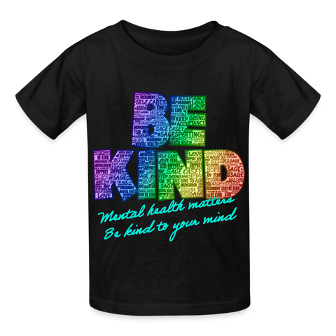 2023 Rainbow Party BE KIND Youth Tee - black