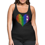 2023 Rainbow Party HEART Tank Womens - black