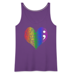 2023 Rainbow Party HEART Tank Womens - purple