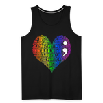 2023 Rainbow Party HEART Tank Unisex/Mens - black