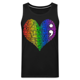 2023 Rainbow Party HEART Tank Unisex/Mens - black