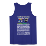 2023 Rainbow Party HEART Tank Unisex/Mens - royal blue