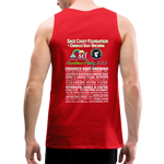 2023 Rainbow Party HEART Tank Unisex/Mens - red