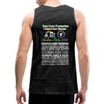 2023 Rainbow Party HEART Tank Unisex/Mens - charcoal grey