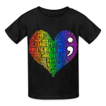 2023 Rainbow Party HEART Youth Tee - black