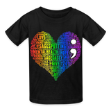 2023 Rainbow Party HEART Youth Tee - black