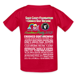 2023 Rainbow Party HEART Youth Tee - red
