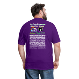 *SWEARY* 2023 Rainbow Party HEART Tee Unisex/Mens - purple