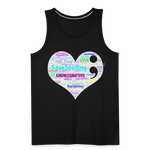 *SWEARY* 2023 Rainbow Party HEART Tank Unisex/Mens - black