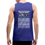 *SWEARY* 2023 Rainbow Party HEART Tank Unisex/Mens - royal blue