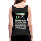 *SWEARY* 2023 Rainbow Party HEART Tank Womens - black