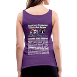 *SWEARY* 2023 Rainbow Party HEART Tank Womens - purple