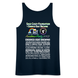 *SWEARY* 2023 Rainbow Party HEART Tank Womens - deep navy