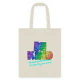 2023 Rainbow Party (HEART Logo/BeKind Logo) Cotton Tote - natural