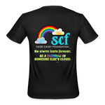 SCF Be A Rainbow / Semicolon Athletic Performance T-Shirt - black
