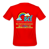SCF Be A Rainbow / Semicolon Athletic Performance T-Shirt - red