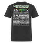 2024 *SMILE IF YOU'RE GAY* Rainbow Party Event Shirt - heather black