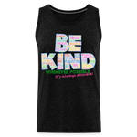 2024 *BE KIND* Rainbow Party Event Tank - charcoal grey