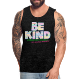 2024 *BE KIND* Rainbow Party Event Tank - charcoal grey