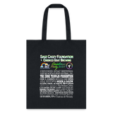 2024 Rainbow Party *SMILE IF YOU'RE GAY* TOTE BAG - black