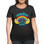 2024 SMILE Women’s Curvy T-Shirt - deep heather