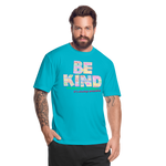 2024 BE KIND Men’s Moisture Wicking Performance T-Shirt - turquoise