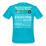 2024 BE KIND Men’s Moisture Wicking Performance T-Shirt - turquoise