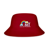 Bucket Hat - Kindness Matters / Be Kind To Your Mind - red