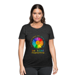 2024 *BE KIND DAISY* Women’s Curvy T-Shirt - deep heather