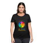 2024 *BE KIND DAISY* Women’s Curvy T-Shirt - black