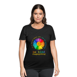 2024 *BE KIND DAISY* Women’s Curvy T-Shirt - black