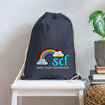 SCF Classic Logo Cotton Drawstring Bag - navy