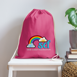 SCF Classic Logo Cotton Drawstring Bag - pink