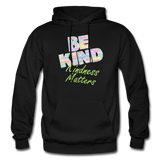 Be Kind (WordCloud) Gildan Heavy Blend Adult Hoodie - black